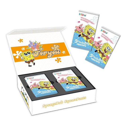 KAWAII Spongebob Squarepants Plan 3 series 1 Photo card Mystery box unboxing game 1 whole box 12pcs Ornement Gift collection For Use 15 Years Old Or Above