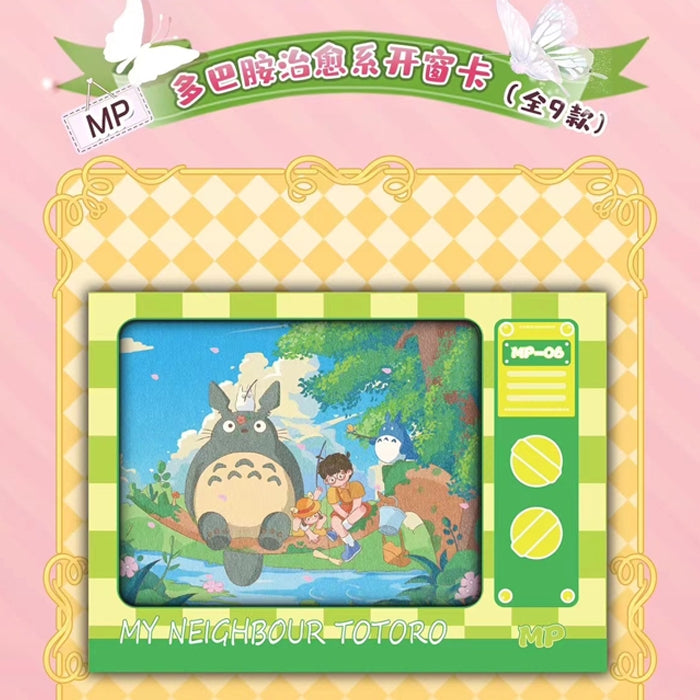 Miyazaki SANYING V2 series collectible card/heal the world 12bags 1 box card Series unboxing card game 1bag 2PCS Card Ornement Gift collection For Use 15 Years