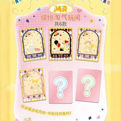 KABAO Sanrio Plan 2 V4 Series Photo cards 1 whole box 30bags 90pcs cards Mystery cards game unboxing bag Flash Cards